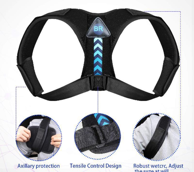 Adjustable Back Posture Corrector – Support Brace for Better Alignment