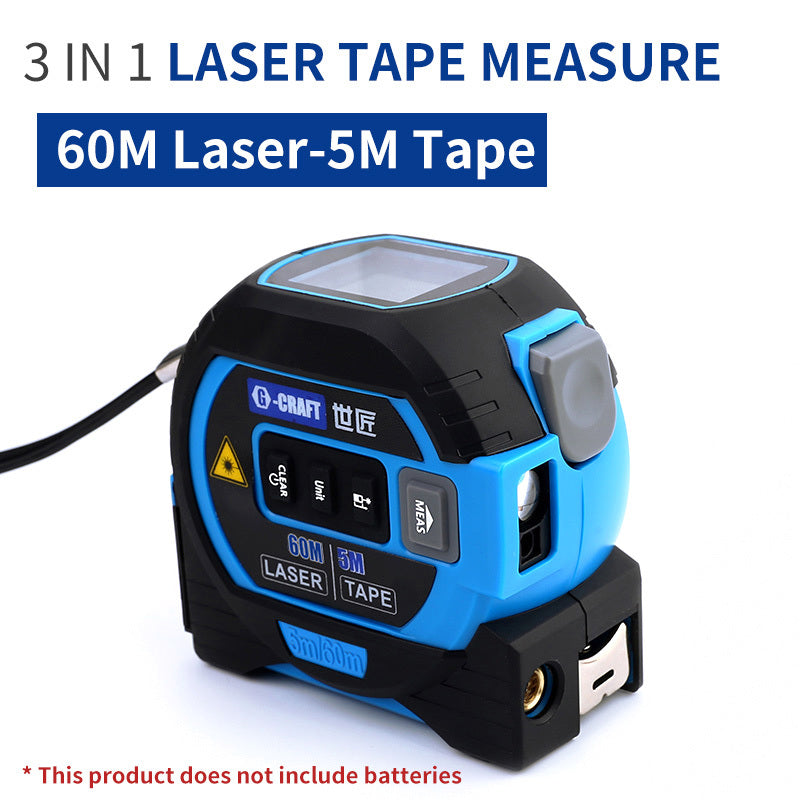 3-in-1 Laser Tape Measure & Rangefinder – Smart Digital Distance Meter