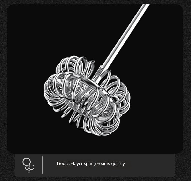 Electric Milk Frother Handheld Foam Maker – Portable Coffee Whisk
