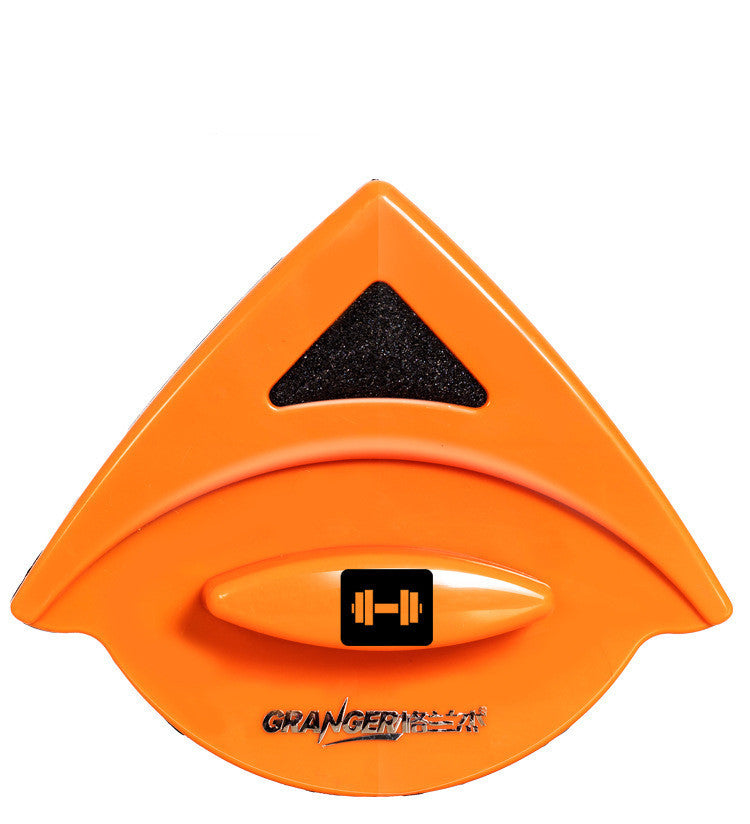 Double-Sided Magnetic Window Cleaner – Triangle Glass Wiper Tool