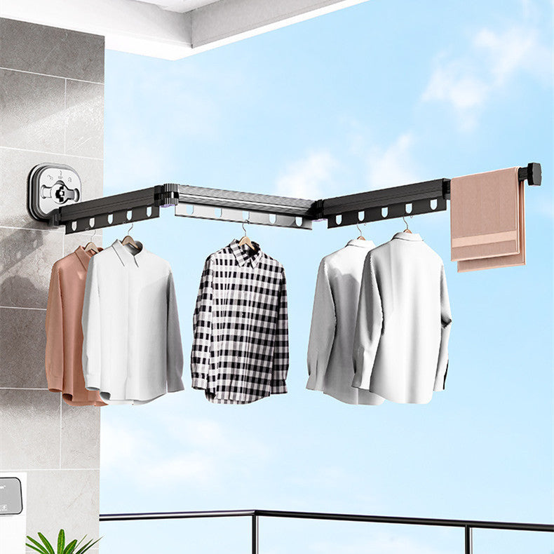 Retractable Folding Clothes Hanger – Space-Saving Aluminum Drying Rack