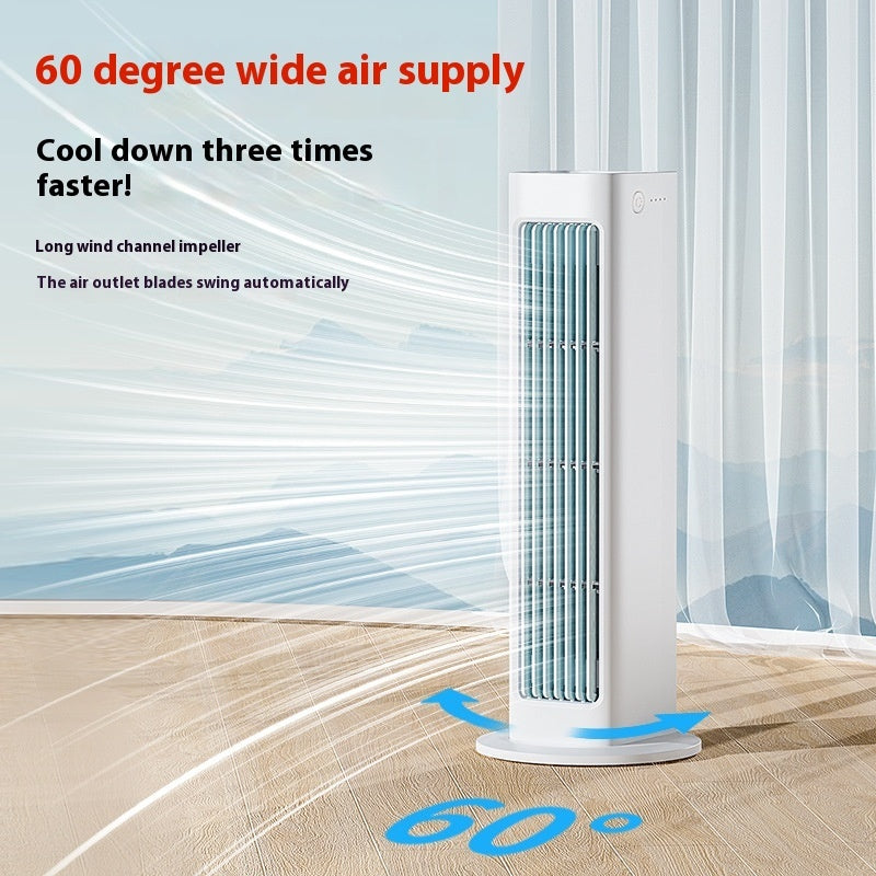 Rechargeable Electric Tower Fan – Quiet USB Desktop Cooling for Home & Office