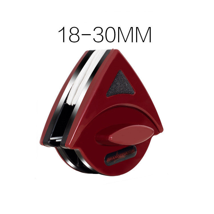 Double-Sided Magnetic Window Cleaner – Triangle Glass Wiper Tool