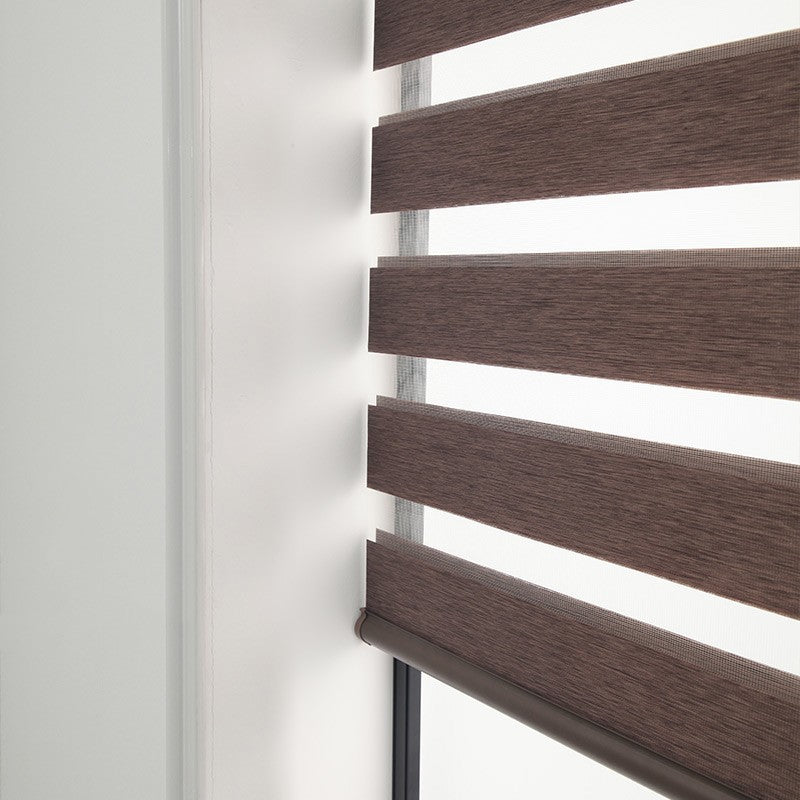 Interlux™ Zebra Smart Roll-Up Curtain – Semi-Shading Gauze Design for Modern Interiors