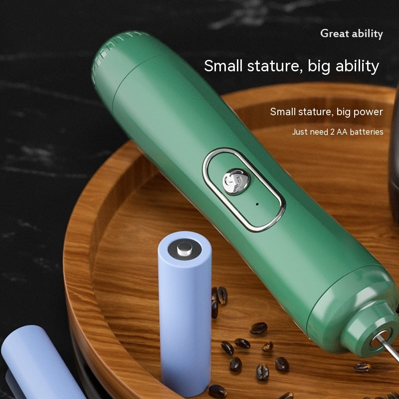 Electric Milk Frother Handheld Foam Maker – Portable Coffee Whisk