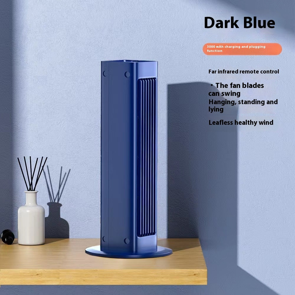 Rechargeable Electric Tower Fan – Quiet USB Desktop Cooling for Home & Office