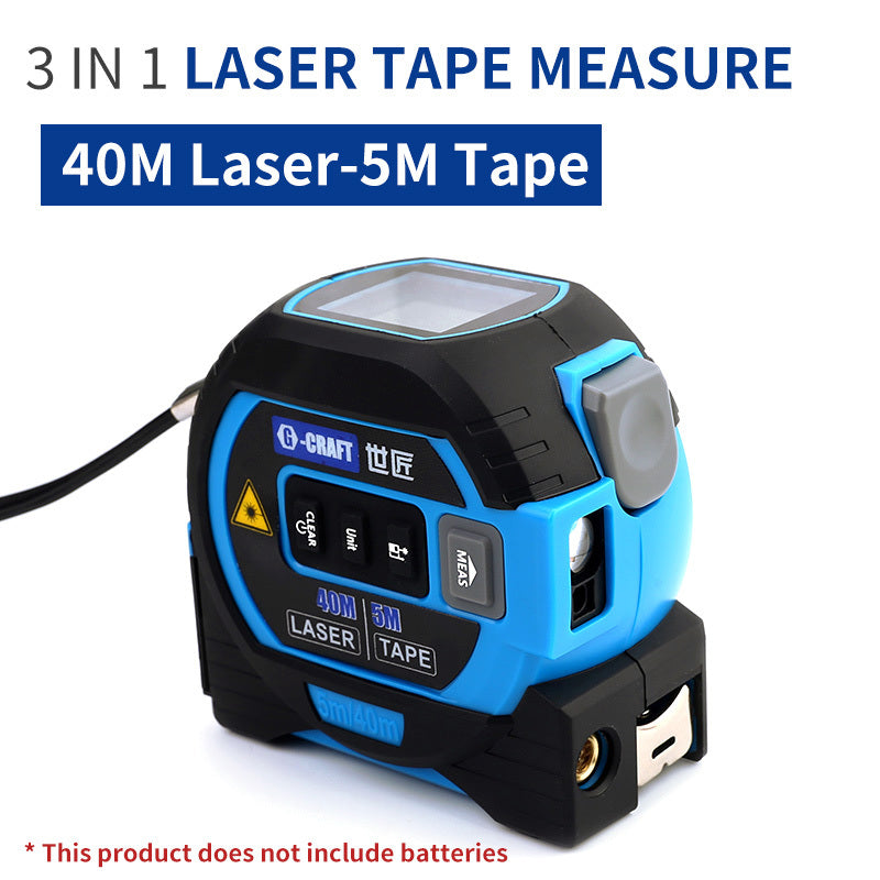 3-in-1 Laser Tape Measure & Rangefinder – Smart Digital Distance Meter