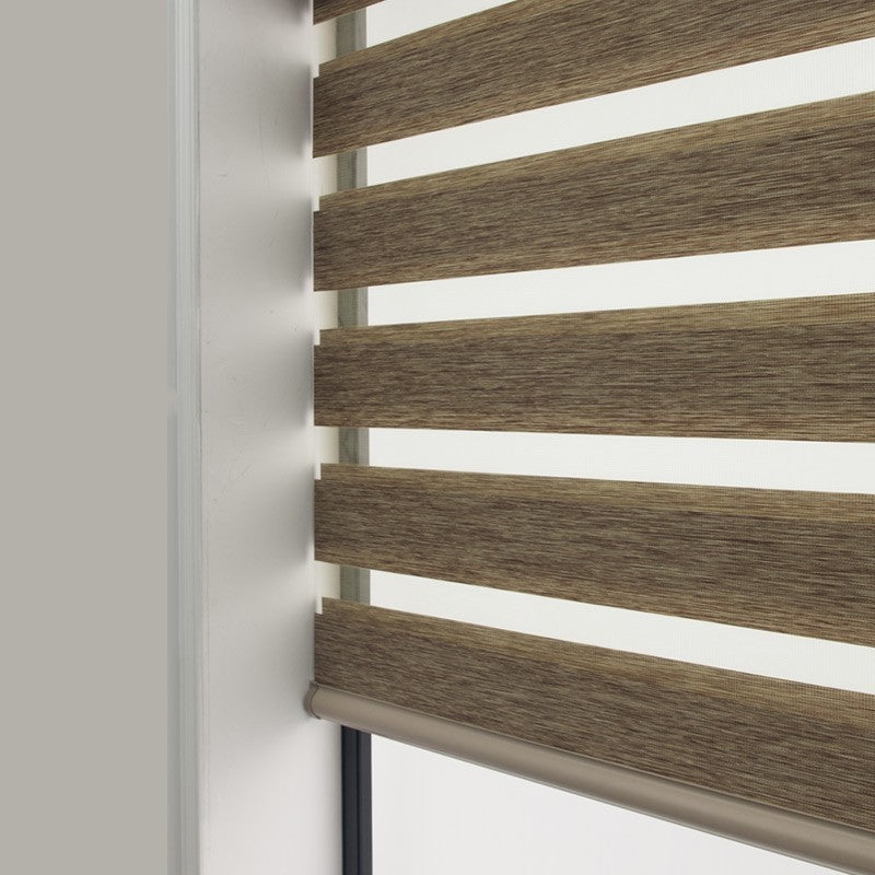 Interlux™ Zebra Smart Roll-Up Curtain – Semi-Shading Gauze Design for Modern Interiors