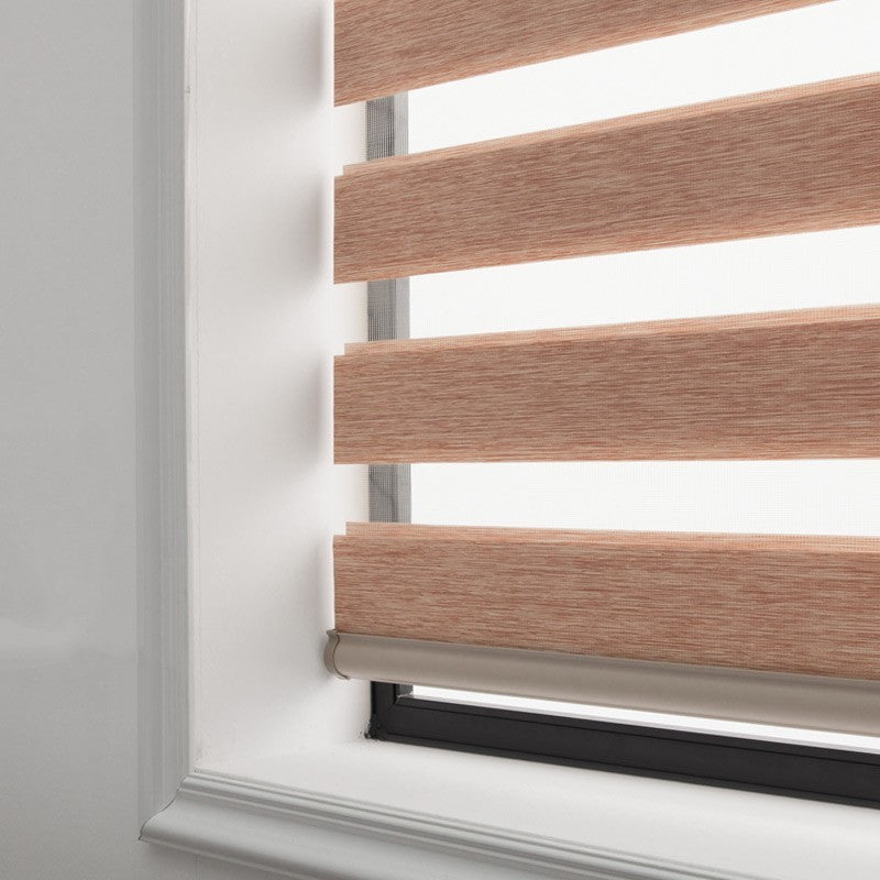 Interlux™ Zebra Smart Roll-Up Curtain – Semi-Shading Gauze Design for Modern Interiors