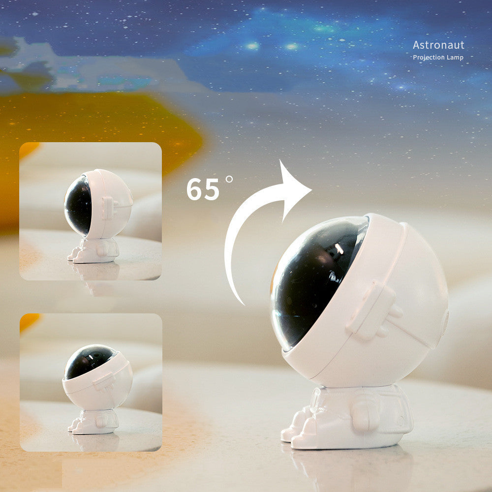 Galaxy Astronaut Star Projector Lamp – Space-Themed Night Light for Kids & Home Décor