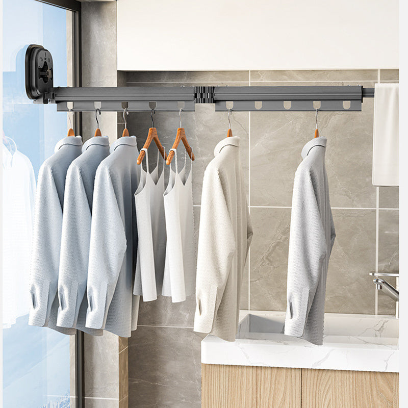Retractable Folding Clothes Hanger – Space-Saving Aluminum Drying Rack