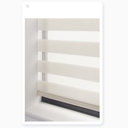 Interlux™ Zebra Smart Roll-Up Curtain – Semi-Shading Gauze Design for Modern Interiors